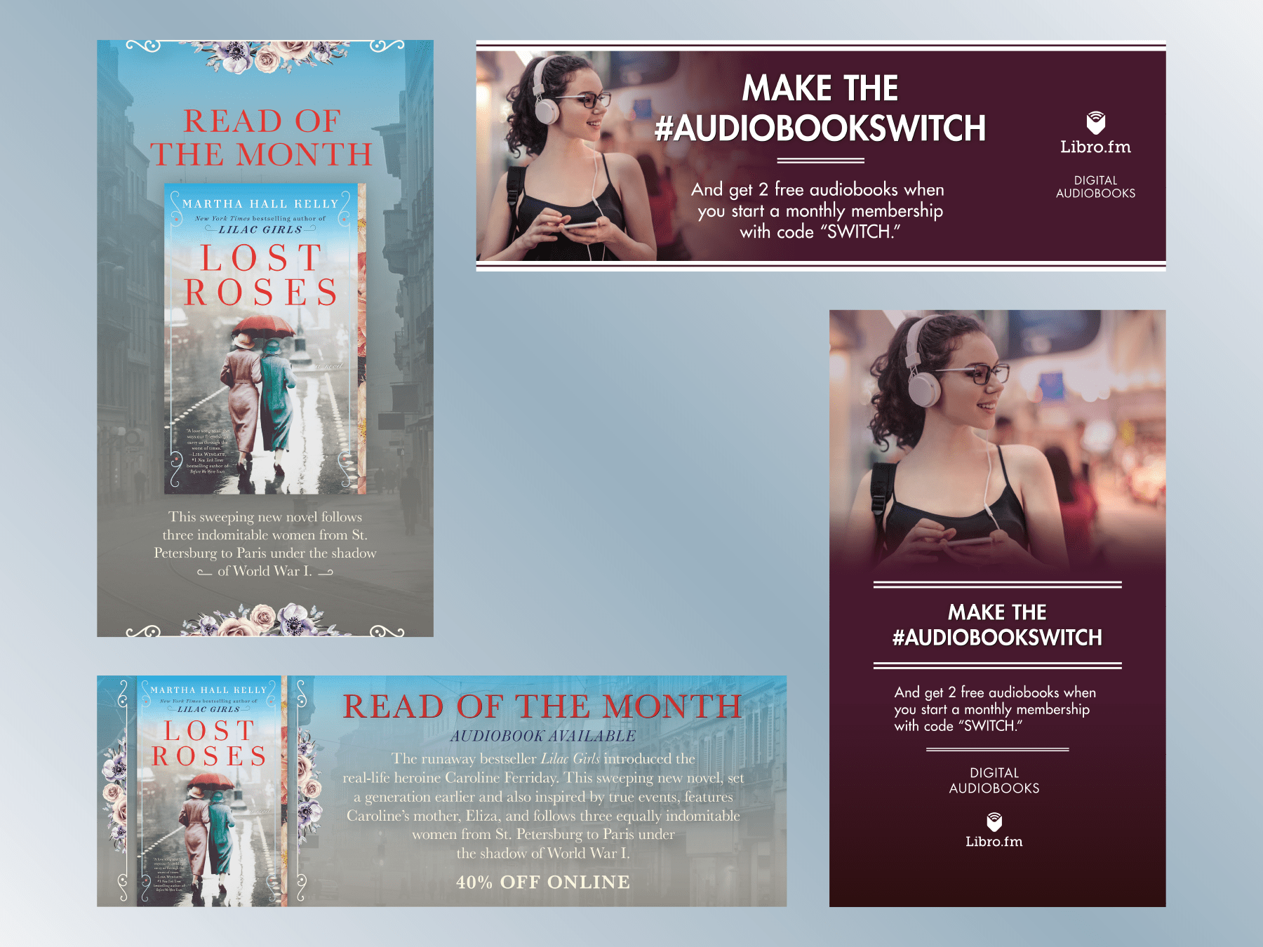 Hudson Booksellers print and digital signage